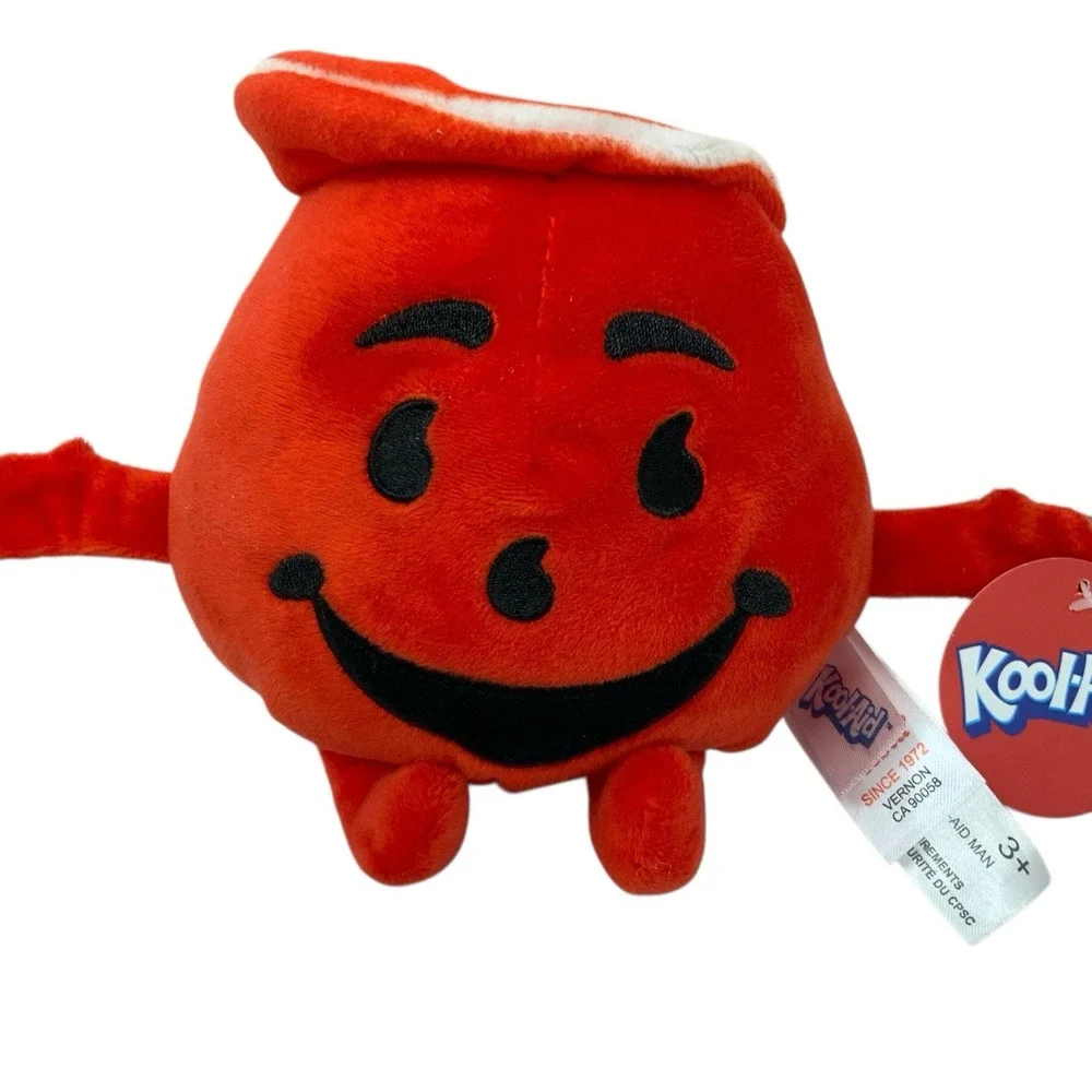 Fiesta‎ Kool-Aid Plush Man Stuffed Toy 2024 Red Drink Pitcher Iconic Childhood
